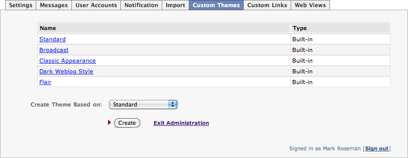 Themes Editor
